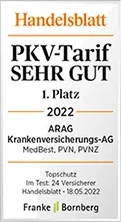 Siegel Handelsblatt 2022 - PKV